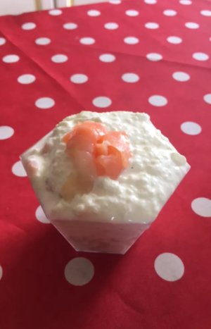 Verrine concombre-saumon de Karine