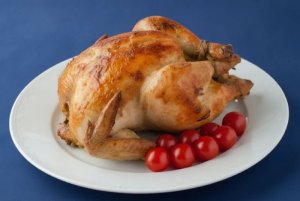 poulet roti au four