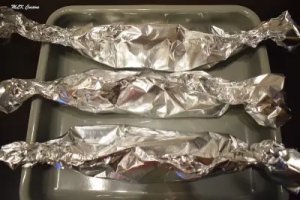 Saumon en papillotte à l'absinthe