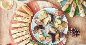 Préfous festifs et poêlés de cèpes