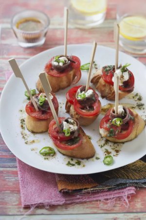 Tapas aux anchois