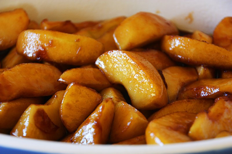pommes caramélisées