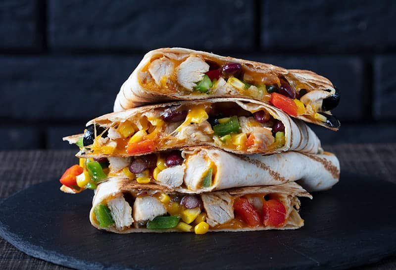 quesadillas