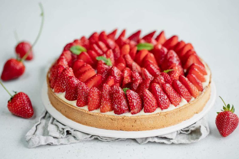 tarte aux fraises