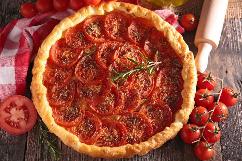 tarte à la tomate