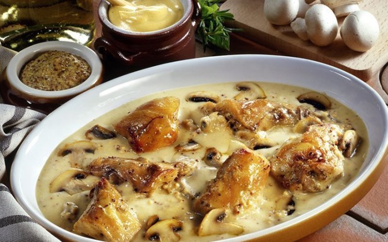 lapin à la moutarde