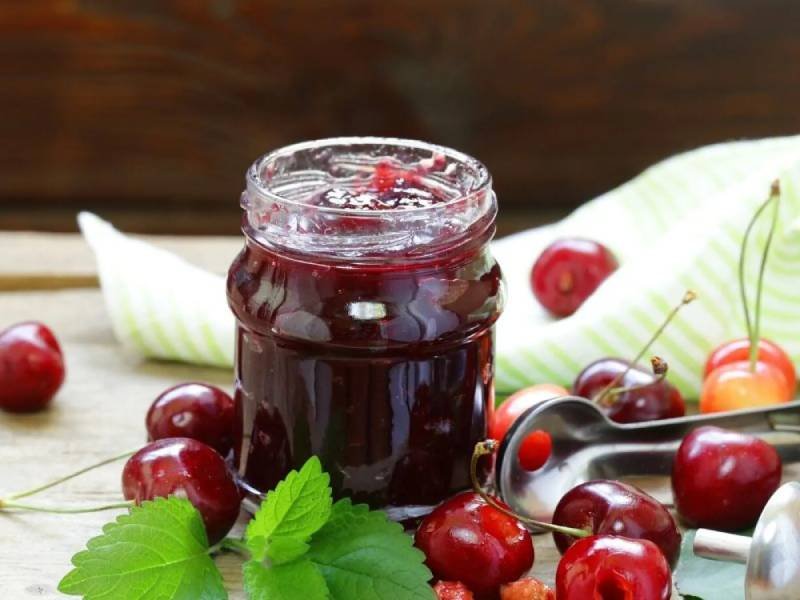 confiture de cerises