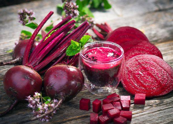 cuisson de la betterave rouge