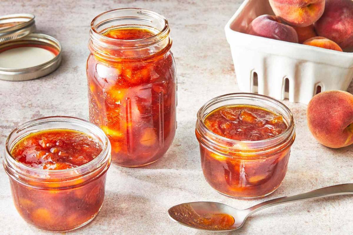 Confiture de pêches