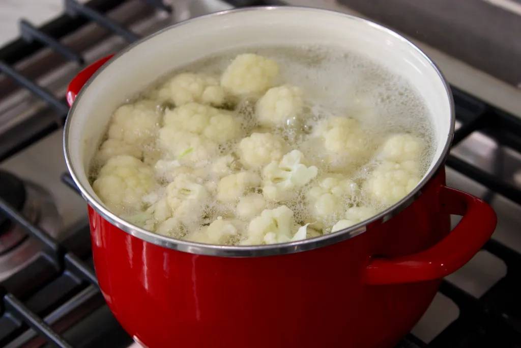 Cuisson de Chou-Fleur à l Eau