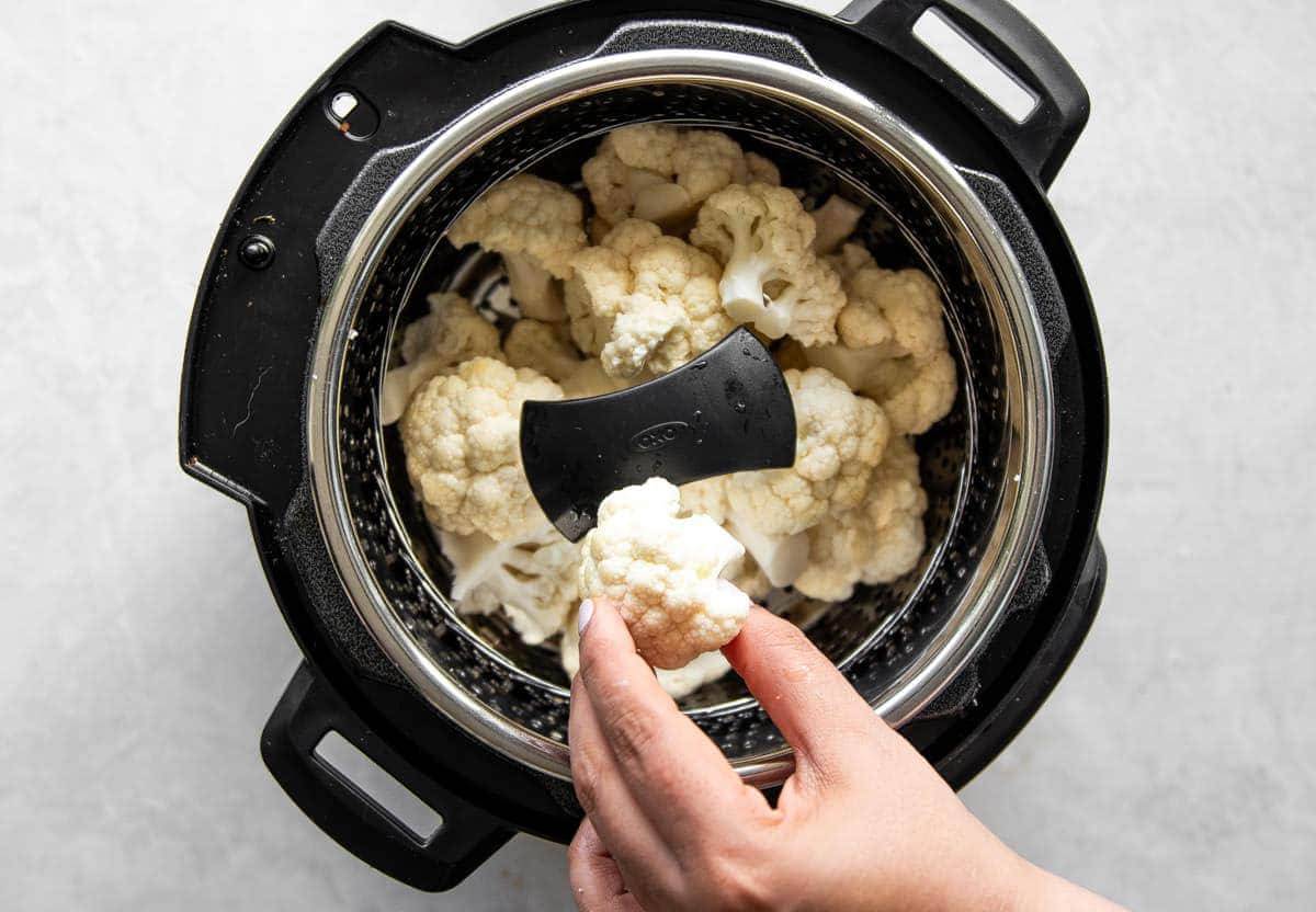 Cuisson du Chou-Fleur Sous Pression