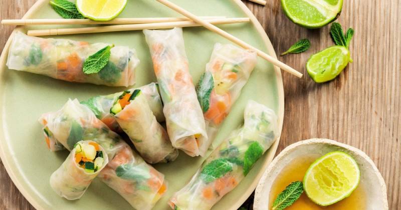 Recettes Rouleaux de Printemps