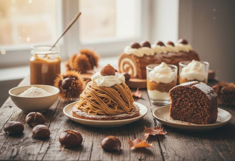 Recettes de Desserts aux Châtaignes