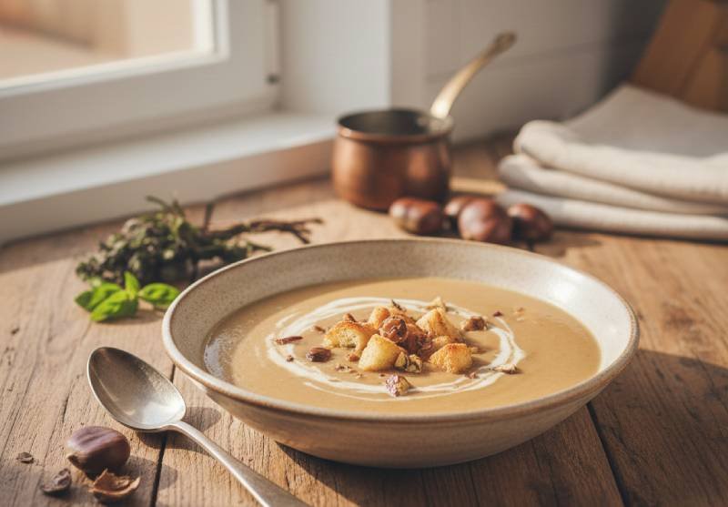 Recettes de Velouté aux Châtaignes