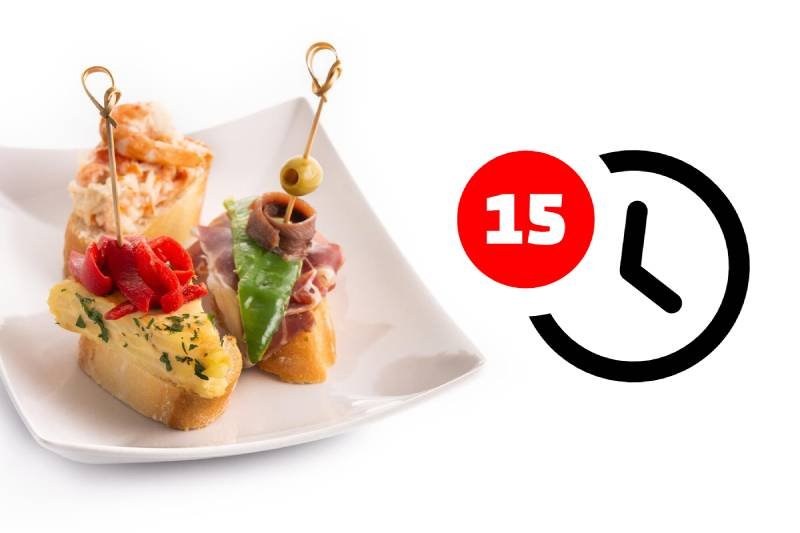 Apéros en 15 minutes