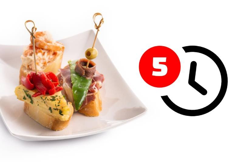 Apéros en 5 minutes