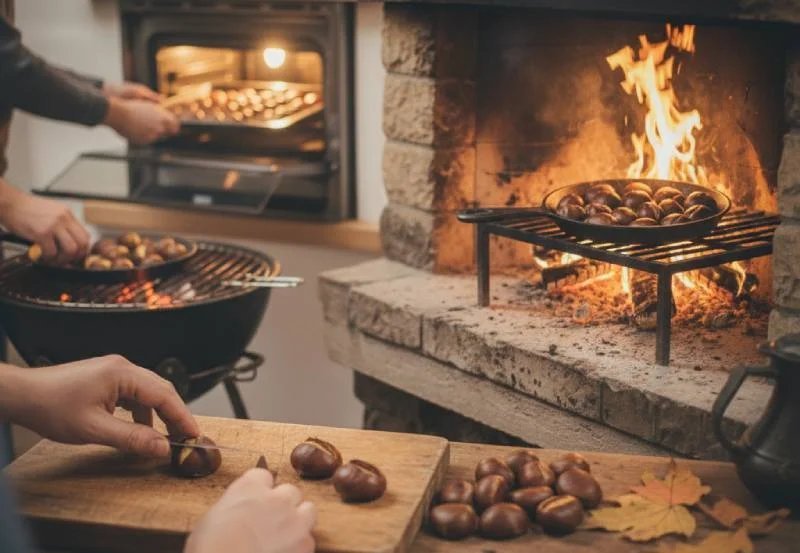 Griller les Châtaignes à la Maison