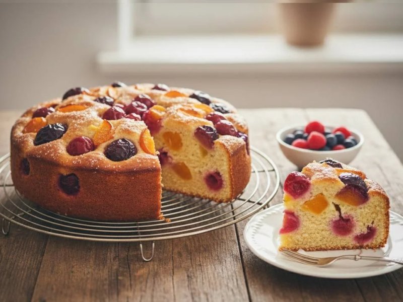 Gâteau aux Fruits Facile et Rapide : La Recette qui Réussit à Tous les Coups