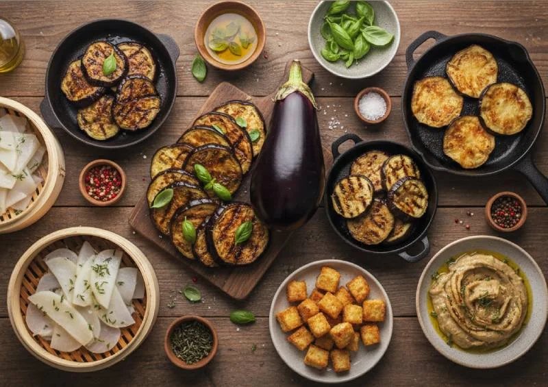 Méthodes de Cuisson de l'Aubergine