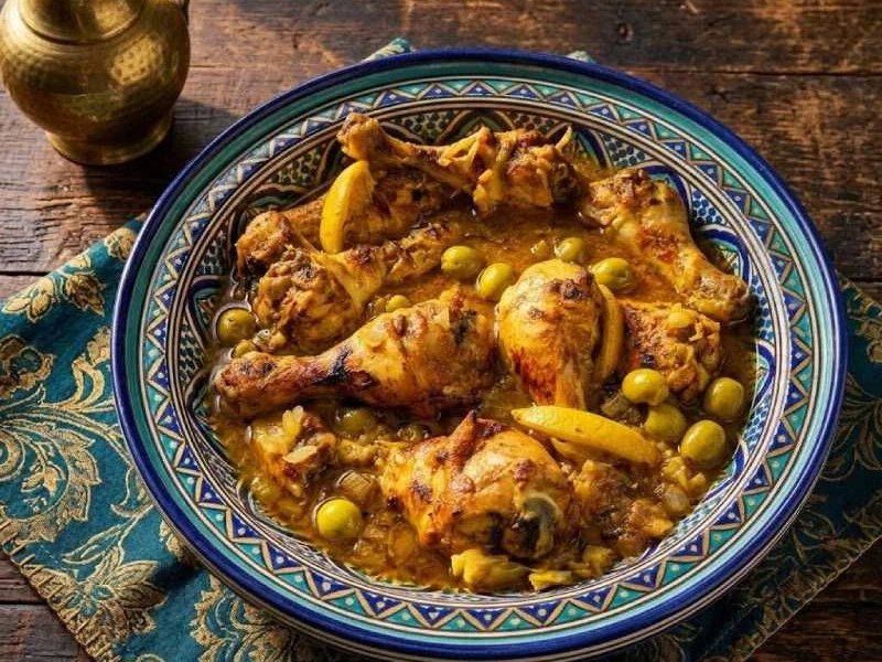 Poulet aux Olives et au Citron : La Recette de Tajine Parfumée qui Transforme un Simple Repas en Festin