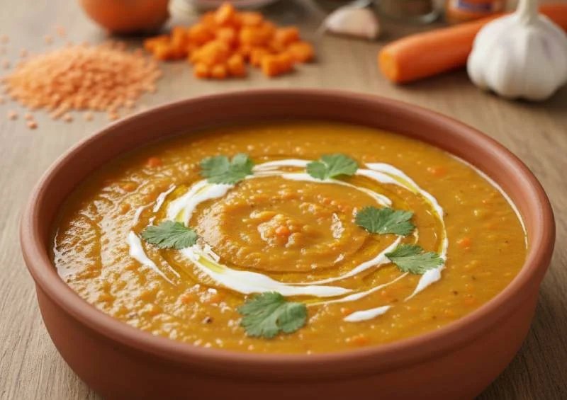 Soupe de Lentilles Corail : Recette Facile et Savoureuse