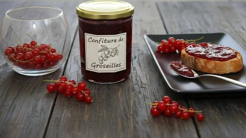 Confiture de Groseille Maison : La Recette Traditionnelle au Goût Intense qui Revient Toujours sur la Table