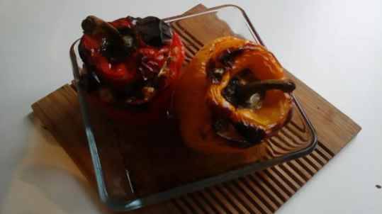Poivrons farcis à l'agneau