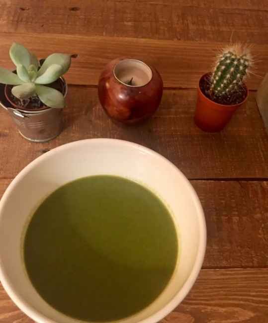 Velouté de fanes de carottes