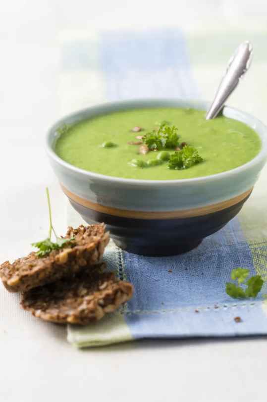 Soupe aux petits pois