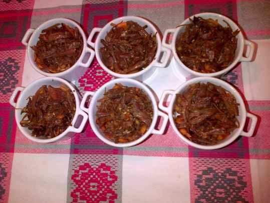 Mini-cocottes de canard confit et patates douces