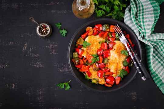Poulet basquaise au Cookeo
