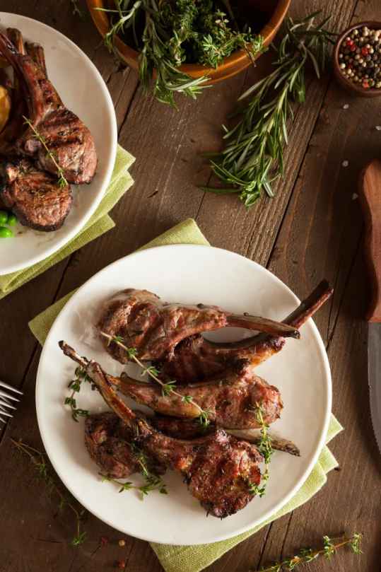 Souris d'agneau au miel et au thym au Cookeo