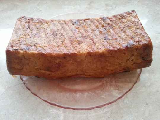 Pudding de pain complet au chocolat