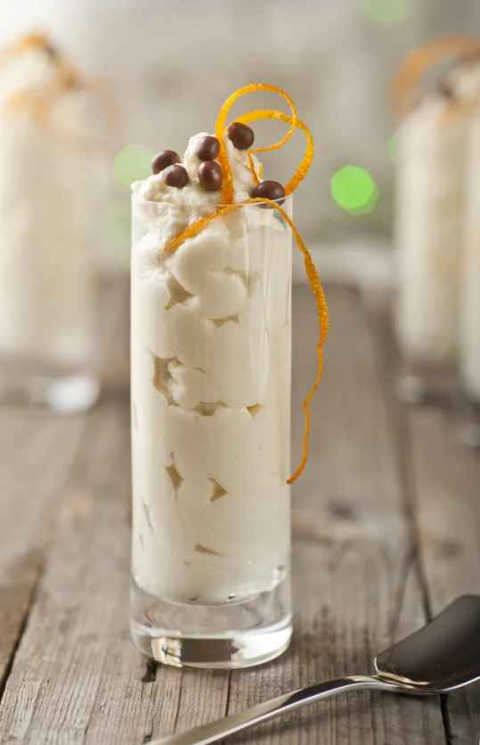 Mousse au chocolat blanc