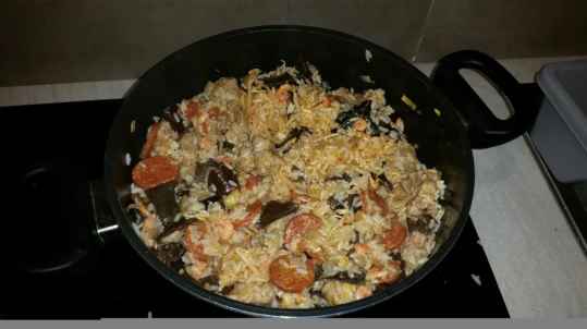 Riz façon cantonnaise (plat complet)