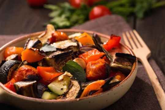 Aubergines aux épices au Monsieur Cuisine
