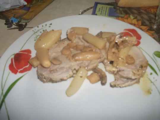 Rôti de porc aux salsifis en cocotte