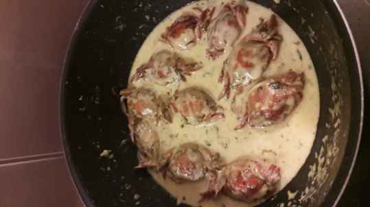 Pâtes au crabe