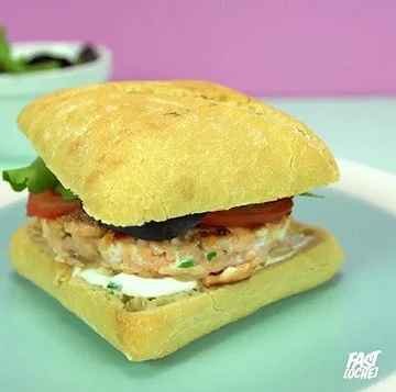 Hamburger au saumon