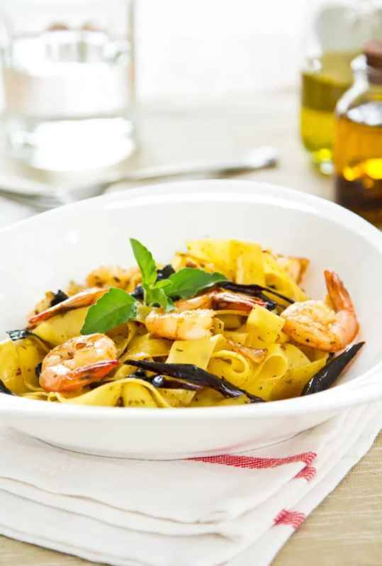 Tagliatelles aux fruits de mer version rapide