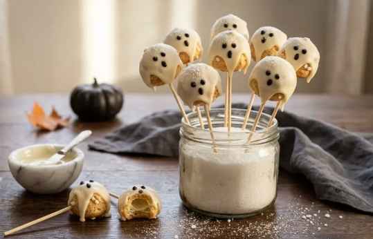 Petits Fantômes Ballons en Chouquettes