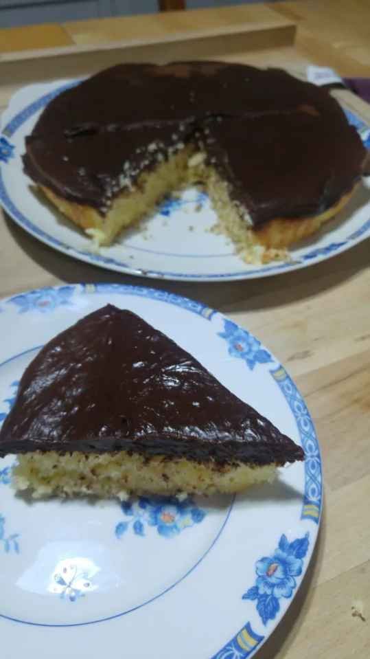 Gâteau noix de coco et chocolat façon congolais