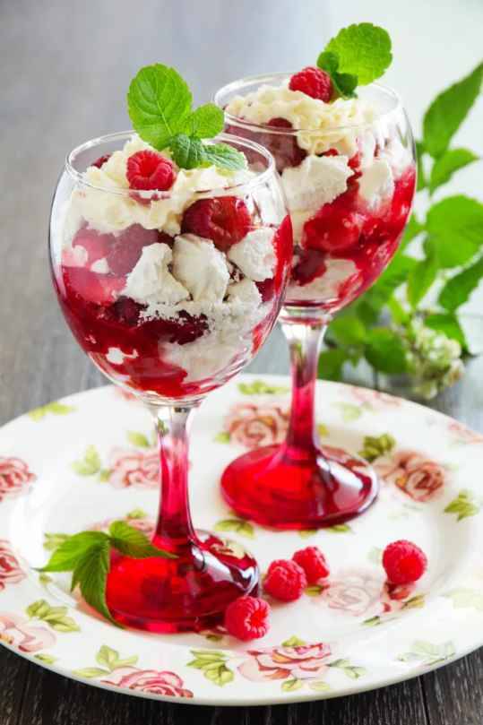 Eton mess aux framboises