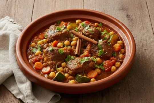 Ragoût tajiné d'agneau