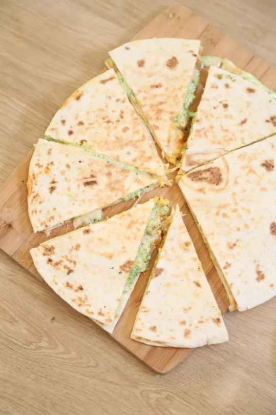 Quesadillas au brocoli
