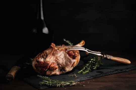 Souris d'agneau au miel et au thym au Cooking Chef