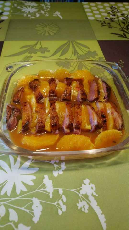 Filets de canard à l'orange