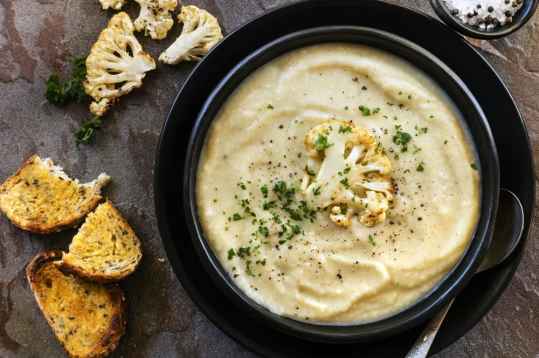 Velouté de chou-fleur au Monsieur Cuisine