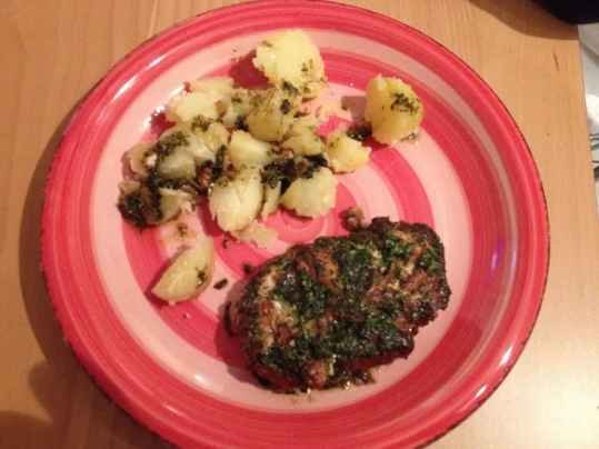 Cervelles de veau persillées