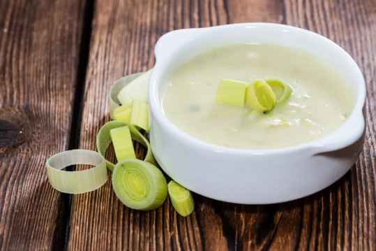 Soupe Poireaux Radis Noir au blender